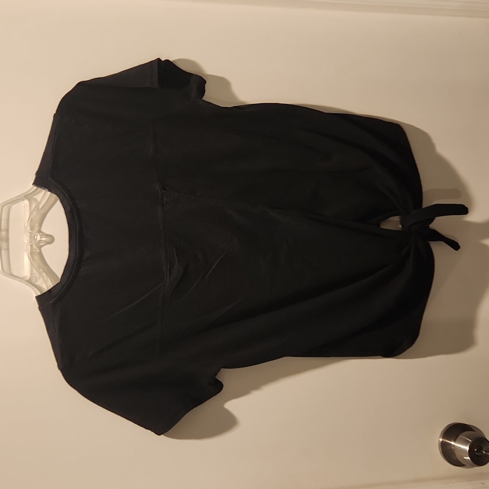 MADEWELL  Knot-Back short sleeve Tee Black sz medium - Picture 4 of 5